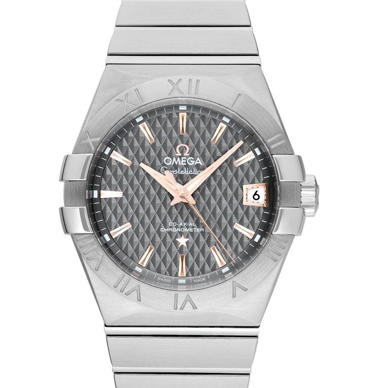 Constellation 38 mm Grey Dial in Stainless Steel 123.10.38.21.06.002