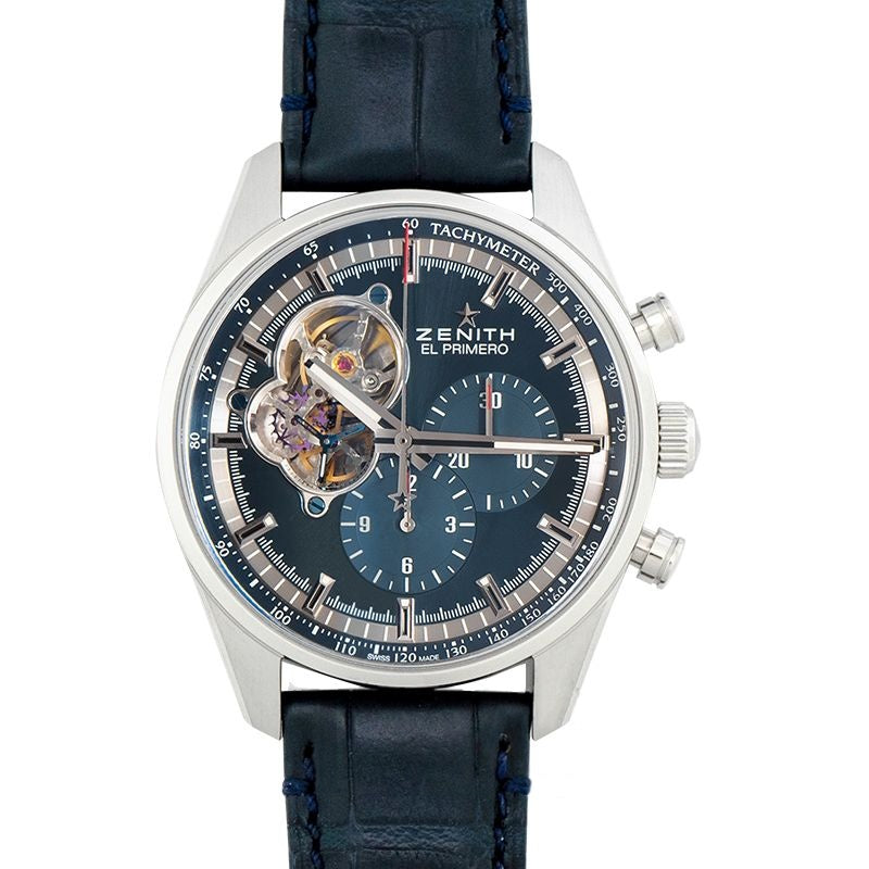 Montre Chronomaster 42 mm en acier inoxydable avec cadran bleu 03.20416.4061/51.C700