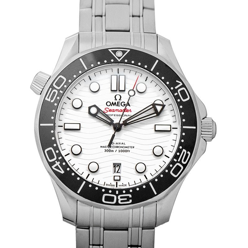 Seamaster 42 mm White Dial in Stainless Steel 210.30.42.20.04.001