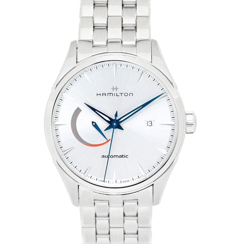 Jazzmaster 42 mm Silver Dial in Stainless Steel H32635181
