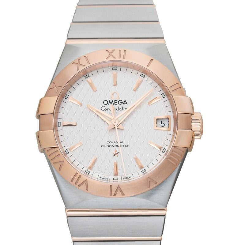 Constellation 38 mm Silver Dial in Stainless Steel, 18kt Rose Gold 123.20.38.21.02.008