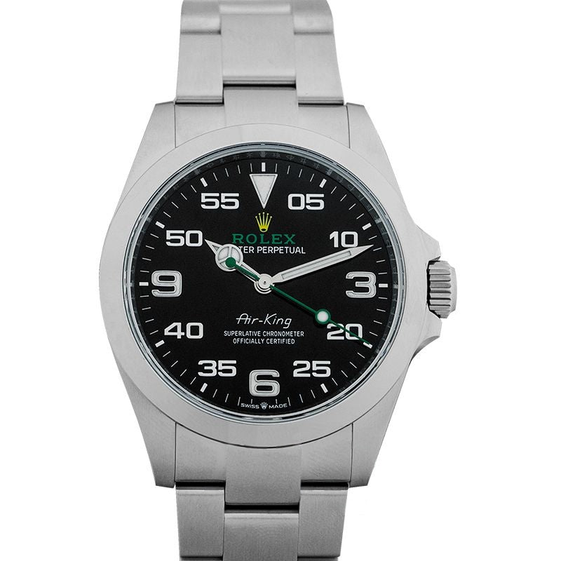 Air King 40 mm Black Dial in Stainless Steel 126900-0001