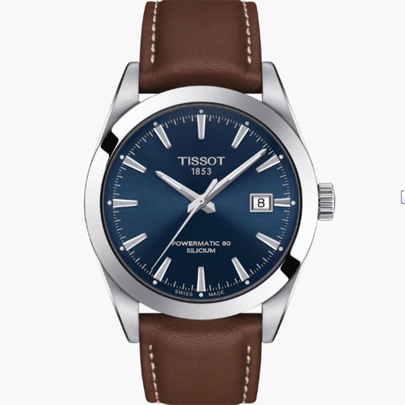 T-Classic 40 mm Blue Dial in Stainless Steel T127.407.16.041.00