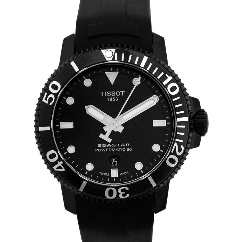 T-Sport 43 mm Black Dial in Stainless Steel T120.407.37.051.00
