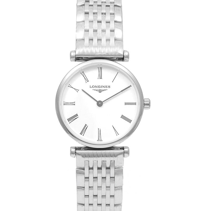 La Grande Classique 24 mm Cadran Blanc en Acier Inoxydable L42094116