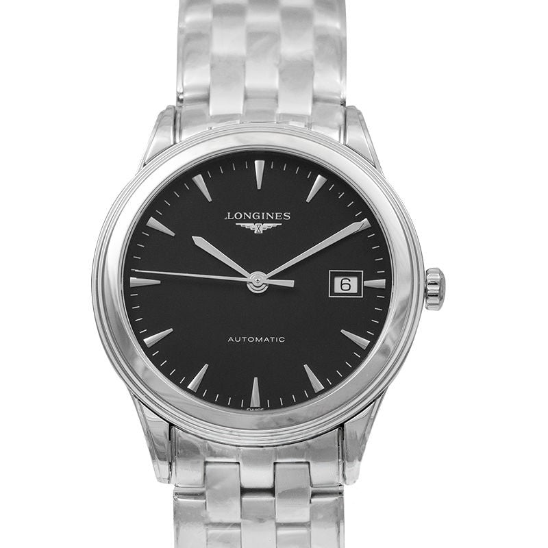 Flagship 38.5mm Black Dial in Stainless Steel L49744526