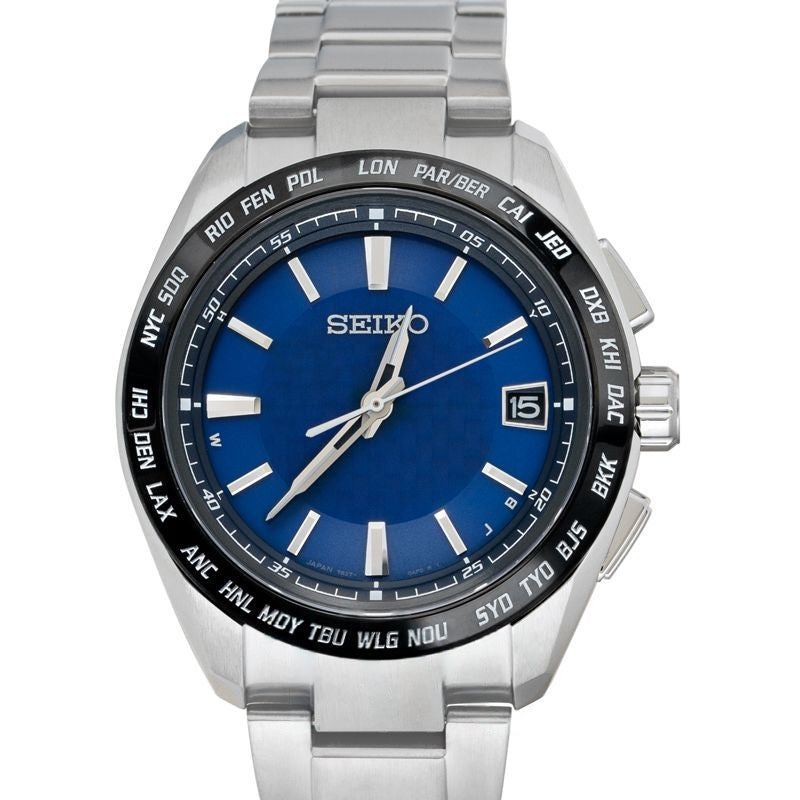 Brightz 39.5mm Blue Dial in Titanium SAGZ089