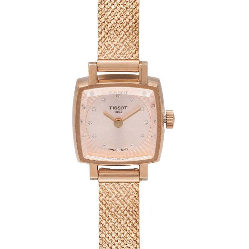 T-Lady 20 mm Rose Gold Dial in Stainless Steel T058.109.33.456.00
