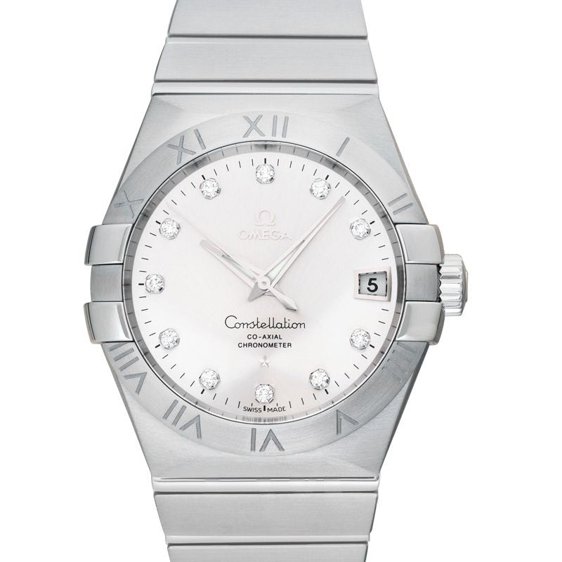 Constellation 38 mm Silver Dial in Stainless Steel 123.10.38.21.52.001