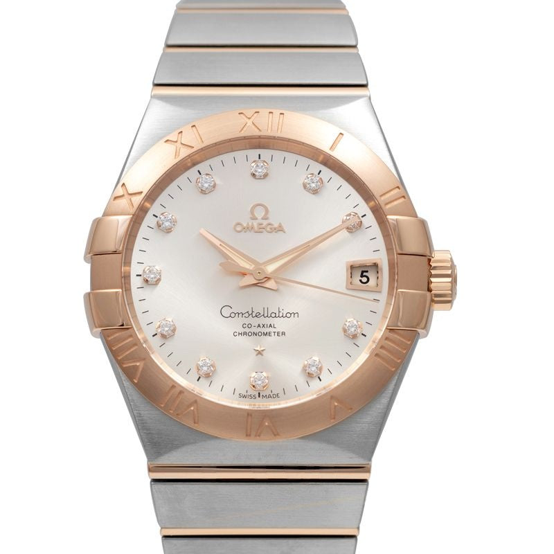 Constellation 38 mm Silver Dial in Stainless Steel 123.20.38.21.52.001