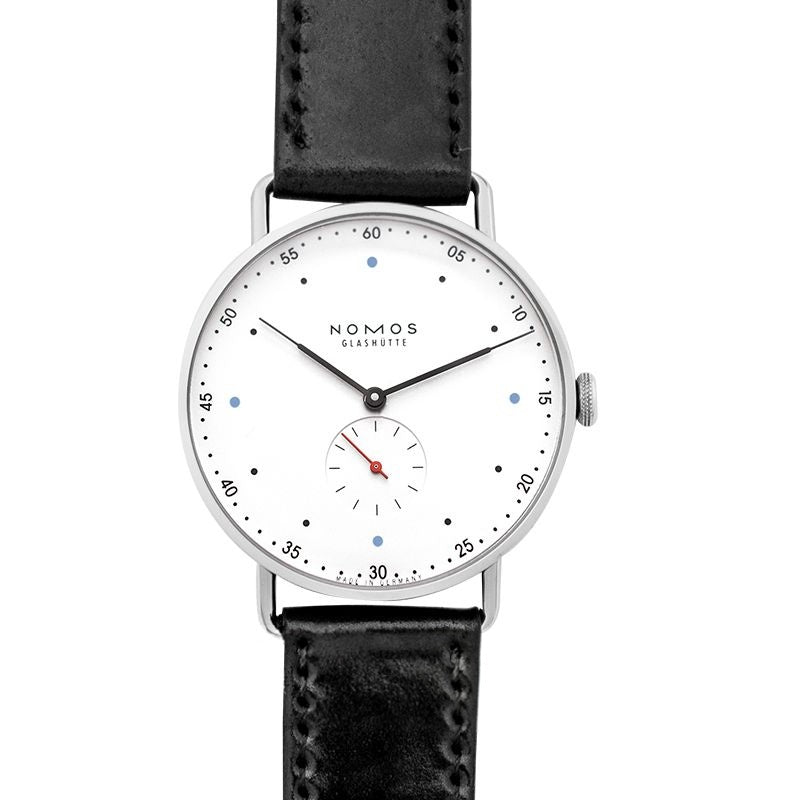 Metro 38.5mm White Silver-plated Dial in Stainless Steel 1108