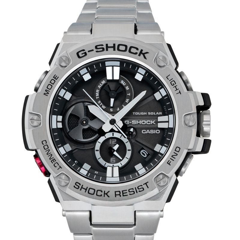 G-Shock  Black Dial in Stainless Steel GST-B100D-1AJF