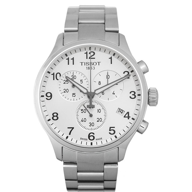 T-Sport 45 mm Silver Dial in Stainless Steel T116.617.11.037.00