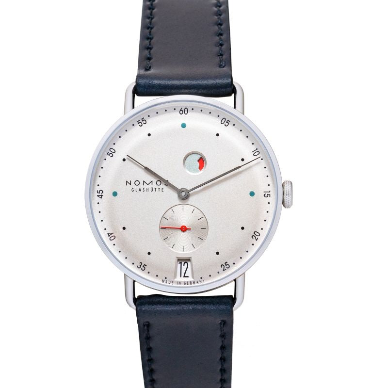 Metro 37mm White Silver-plated Dial in Stainless Steel 1101