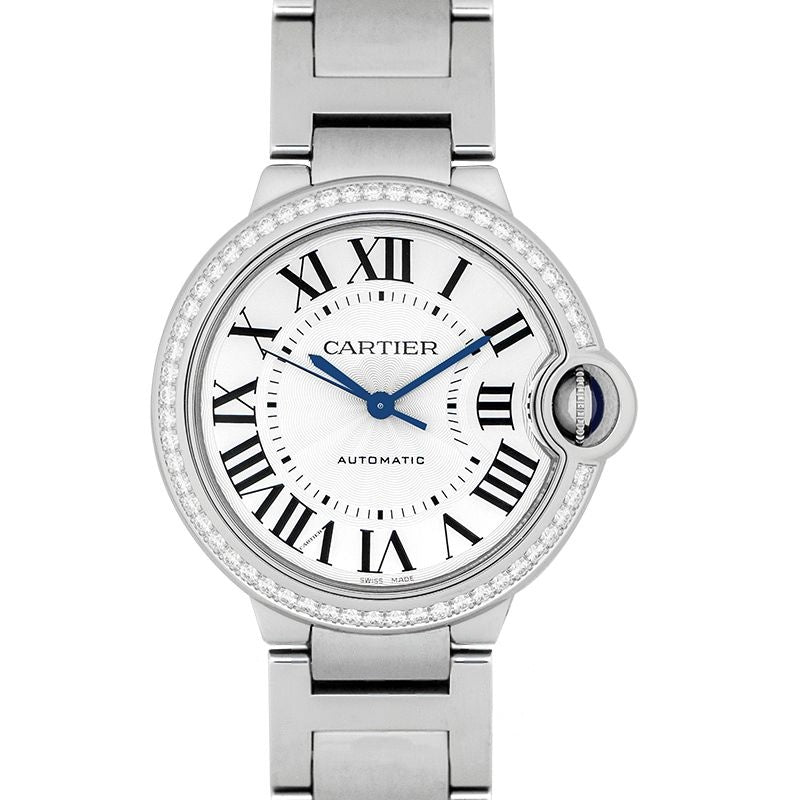 Ballon Bleu de Cartier 36 mm Silver Dial in Stainless Steel W4BB0017