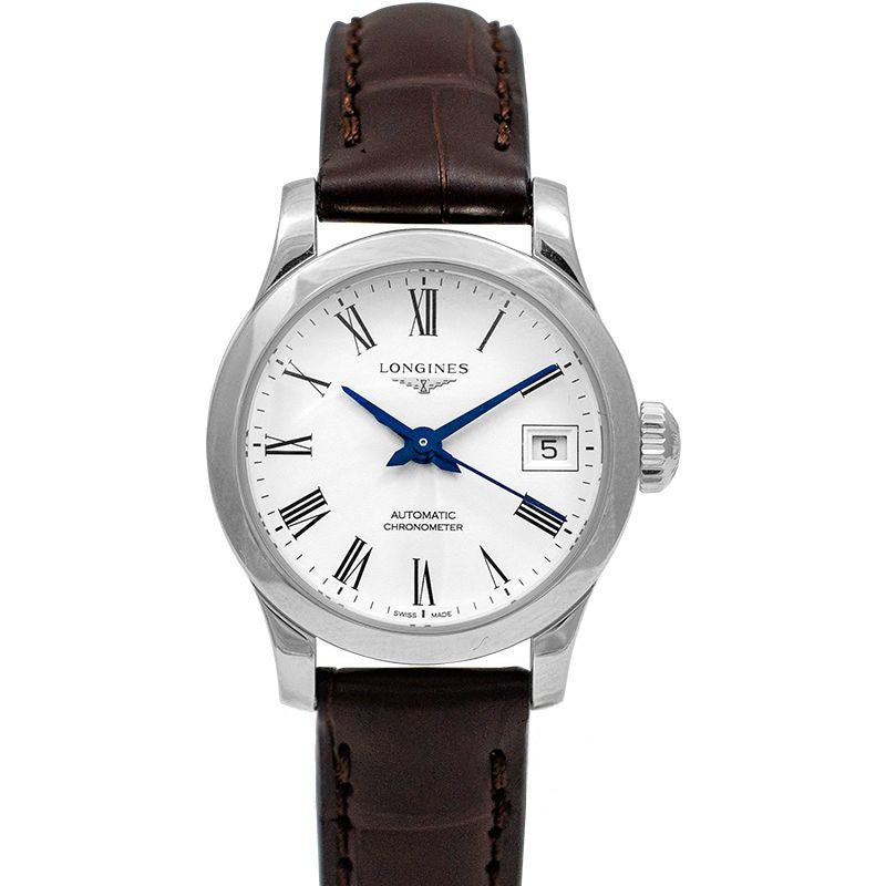 Record ? 26.00?mm White matt Dial in Stainless Steel L23204112