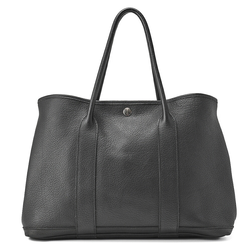 Pre-Owned Garden Party PM Tote Bag Negonda Black Silver-Tone Hardware Pre-Owned