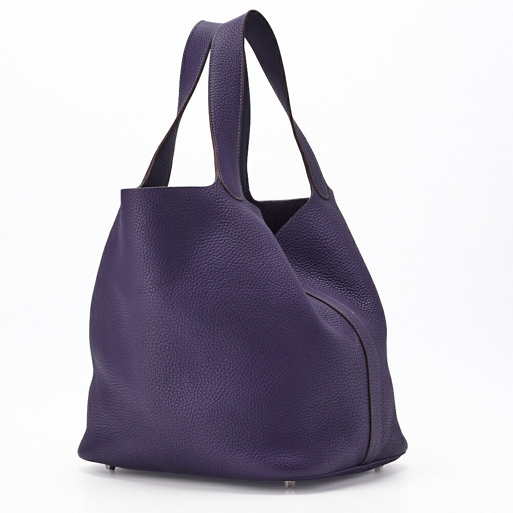 Pre-Owned Tote Bag Picotan Rock GM Tryon Clemence Ultra Violet Silver-Tone Hardware Pre-Owned
