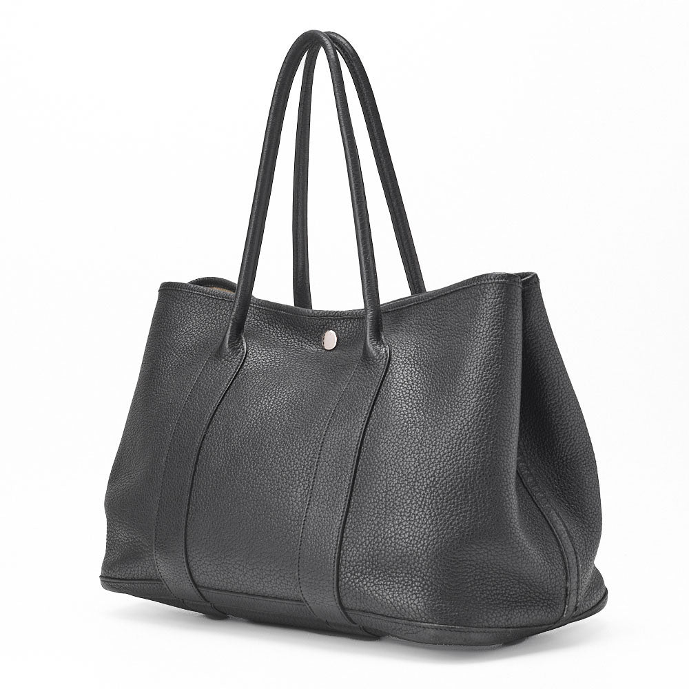Pre-Owned Garden Party PM Tote Bag Negonda Black Silver-Tone Hardware Pre-Owned
