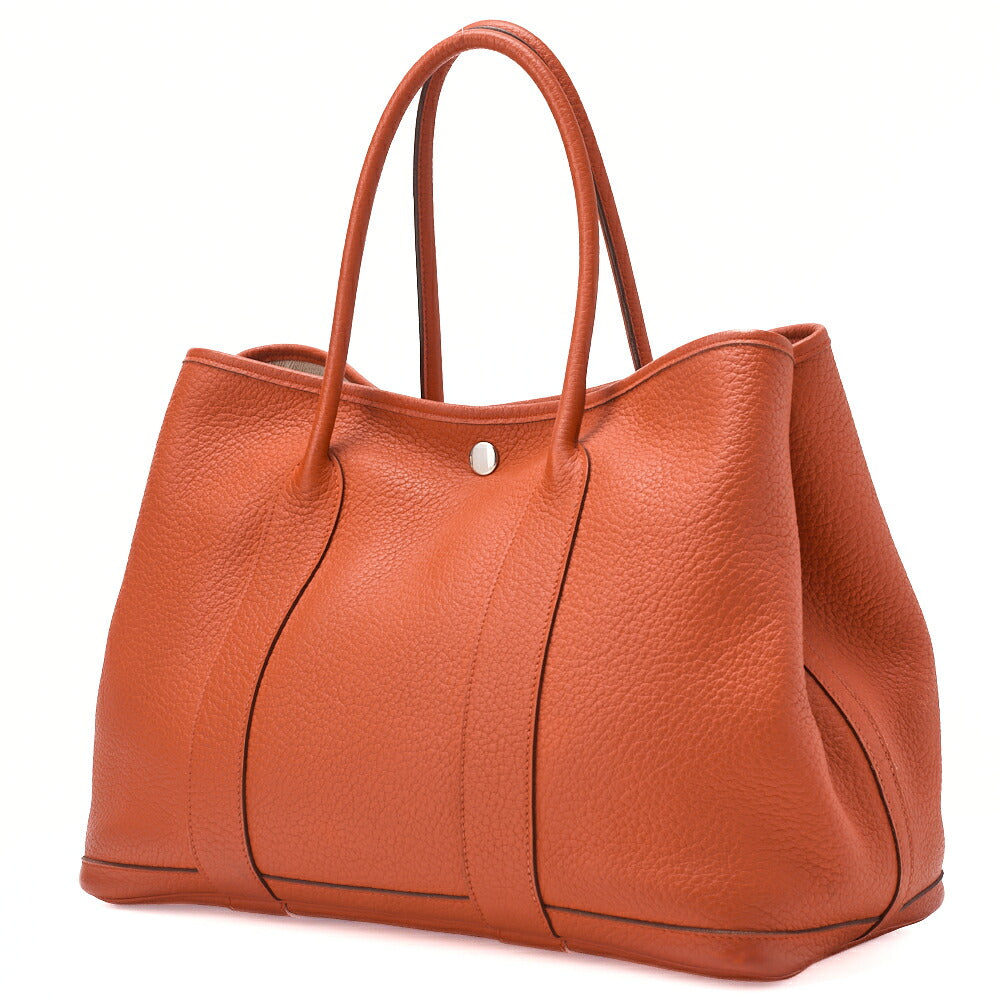 Pre-Owned Garden Party PM Handbag, Shoulder Bag, Negonda, Capucine, Silver Metal Fittings, Pre-Owned