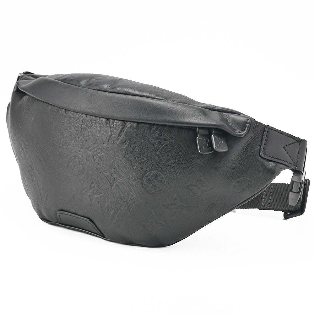 Pre-Owned Vuitton Shoulder Backpack Bag Monogram Shadow Black Noir Silver-Tone Hardware Pre-Owned