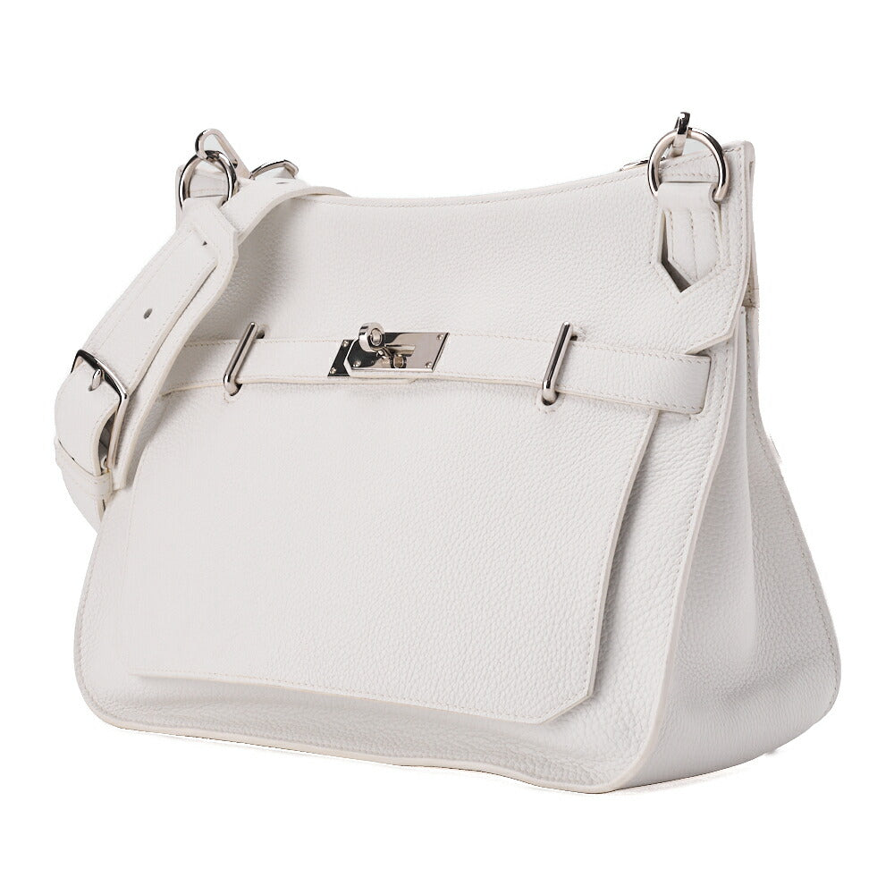 Gebrauchte Gypsiere 34 Schultertasche, Tryon Clemence, Weiß, Silberfarbene Metallteile, Gebraucht