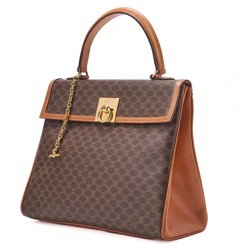 Pre-Owned Handbag Tote Bag Macadam PVC Brown Gold-Tone Hardware Pre-Owned
