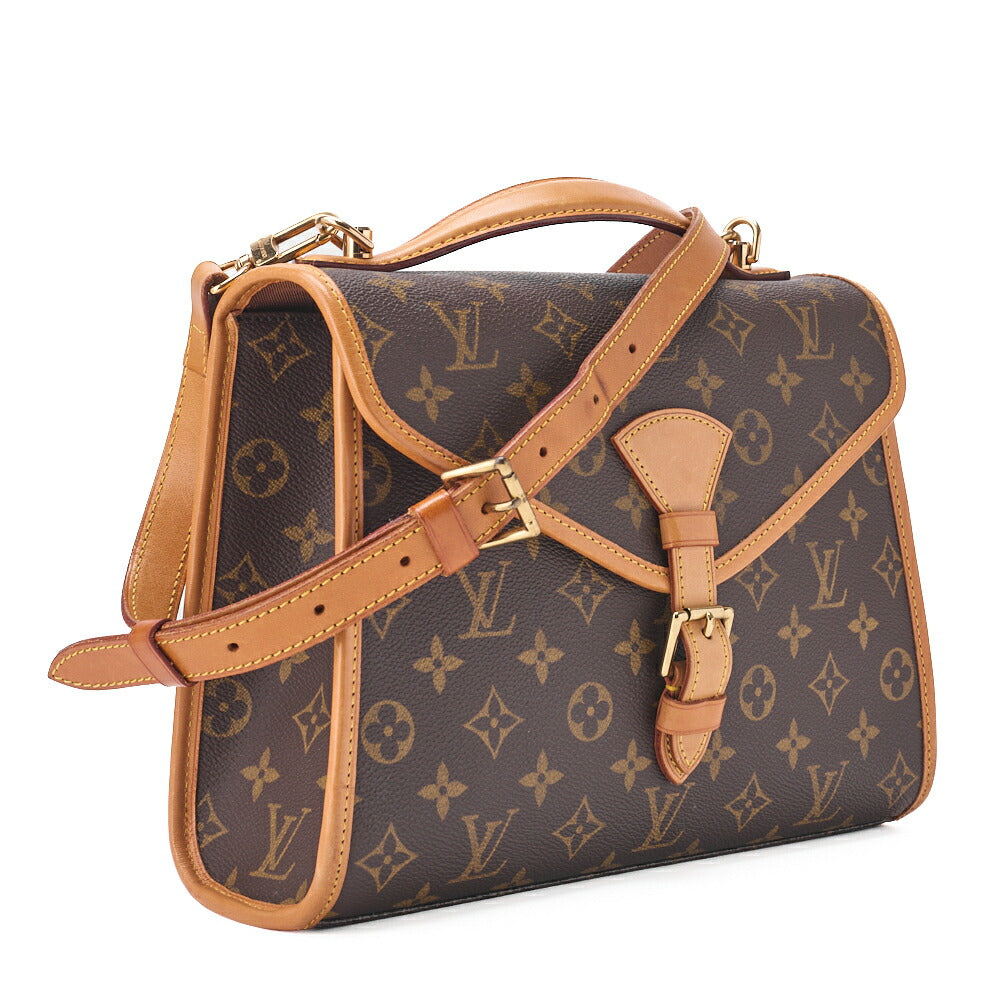 Pre-Owned Vuitton Shoulder Bag, Bel Air, Monogram, Canvas, Brown, Gold-Tone Hardware, Pre-Owned