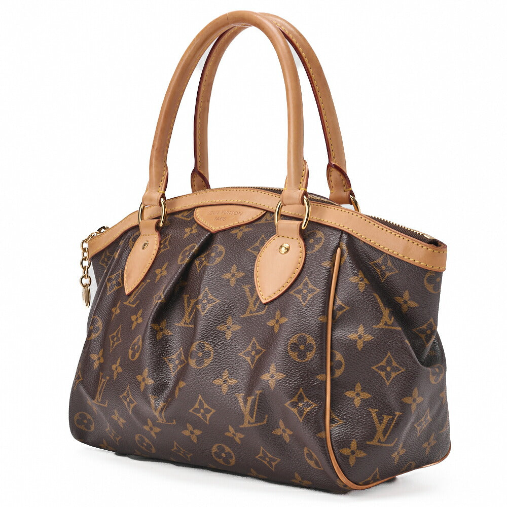 Pre-Owned Vuitton Handbag Monogram Tivoli PM Canvas Brown Gold-Tone Hardware Pre-Owned
