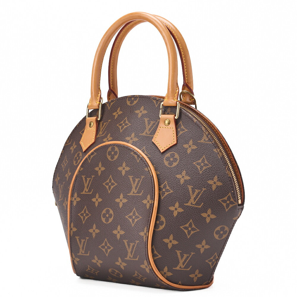 Pre-Owned Vuitton Handbag, Monogram Ellipse PM, Canvas, Brown, Gold-Tone Hardware, Pre-Owned