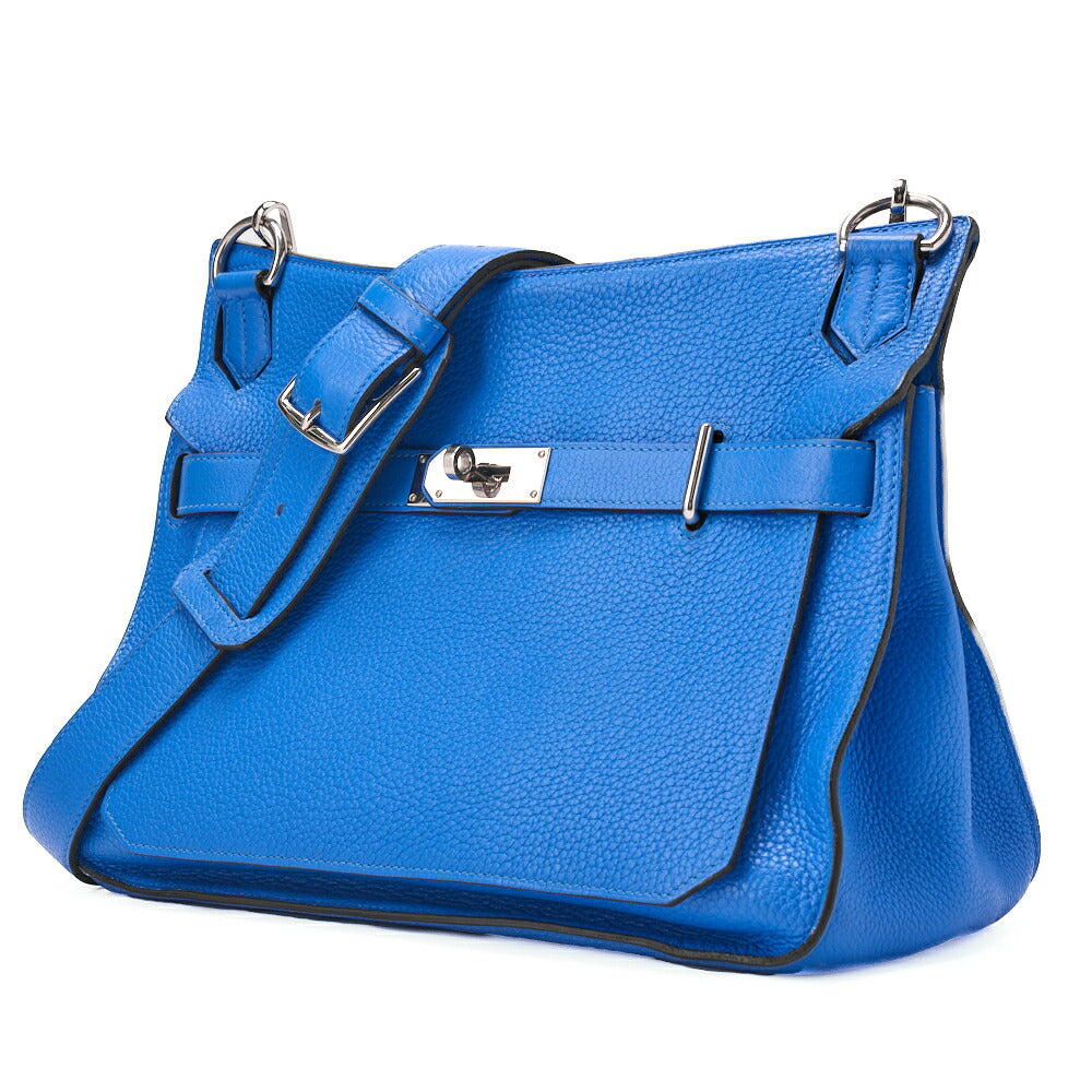 Pre-Owned Gypsiere 34 Shoulder Bag Tryon Clemence Blue Zanzibar Silver-Tone Hardware Pre-Owned