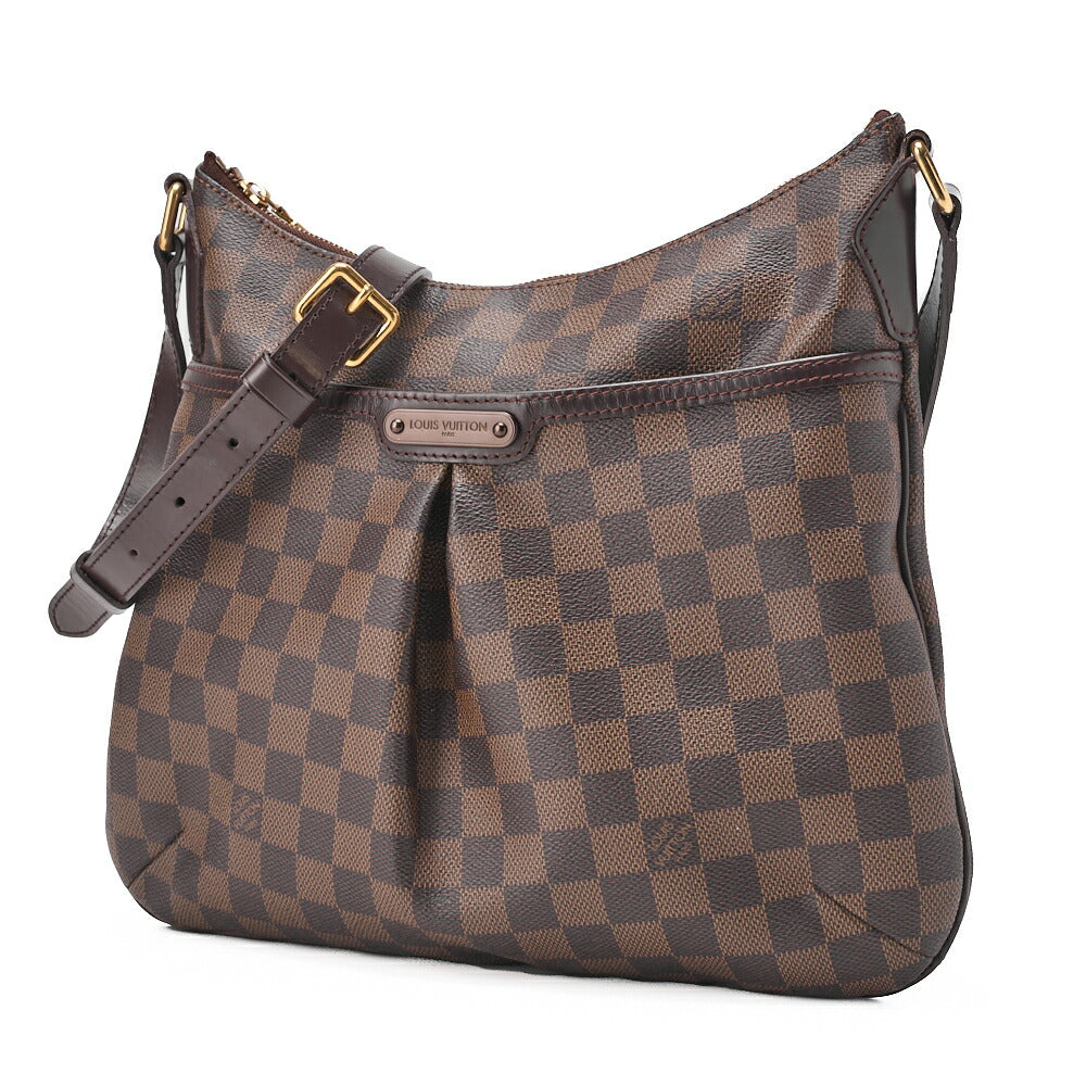 Pre-Owned Vuitton Shoulder Bag, Damier Bloomsbury PM, Canvas, Brown, Gold-Tone Hardware, Pre-Owned