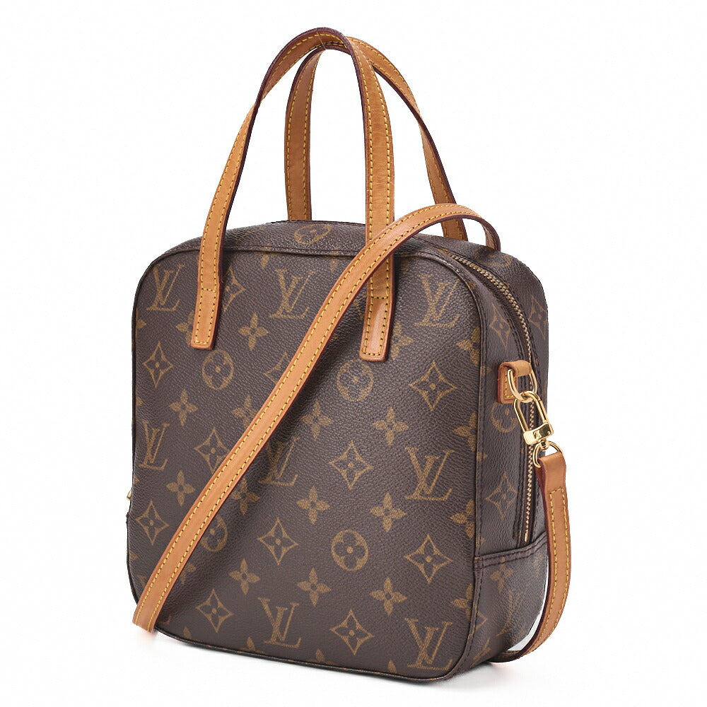Pre-Owned Vuitton Shoulder Bag, Monogram, 2WAY, Canvas, Brown, Gold-Tone Hardware, Pre-Owned