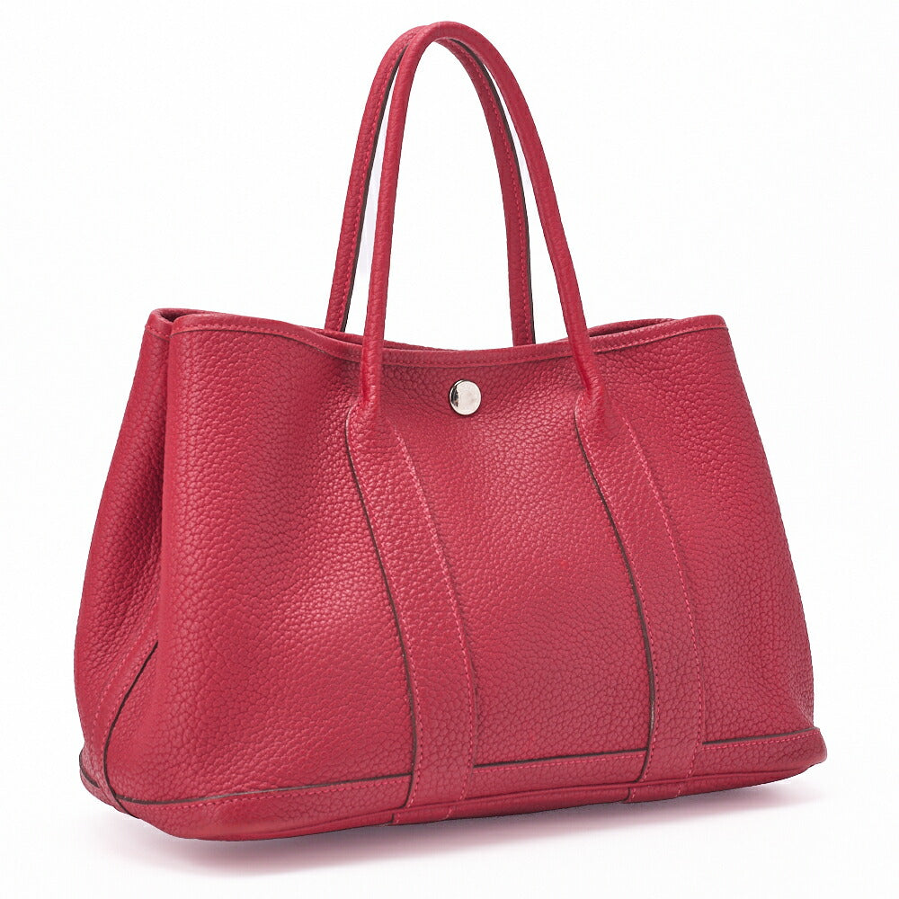 Pre-Owned Shoulder Bag, Garden Party TPM, Negonda, Rouge, Silver-Tone Hardware, Pre-Owned