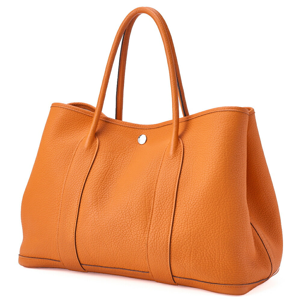 Pre-Owned Garden Party PM Tote Bag Negonda Orange Silver-Tone Hardware, Pre-Owned