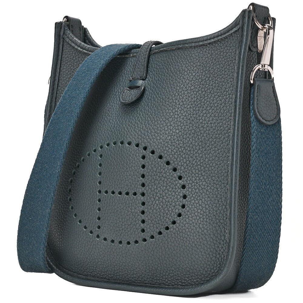 Pre-Owned Evelyn TPM Shoulder Bag Tryon Clemence Blue Orage Blue orage Silver-Tone Hardware, Pre-Owned