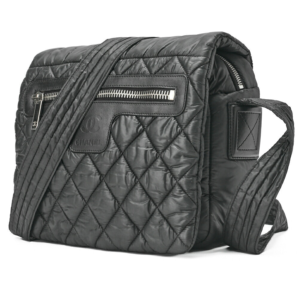 Pre-Owned Matelassé Tote Bag Silver Fittings Coco Large Tote Brand Silver-Tone Hardware, Pre-Owned