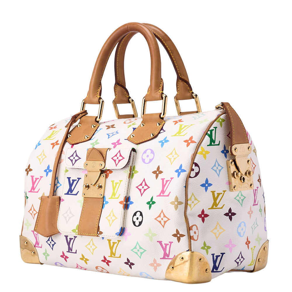 Pre-Owned VUITTON Vuitton Monogram Speedy 30 Handbag Multicolor M92643 Gold-Tone Hardware, Pre-Owned