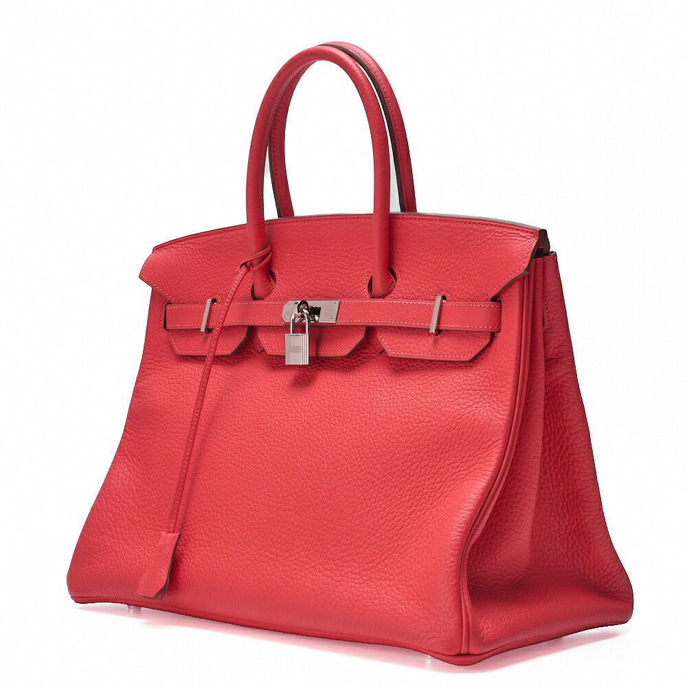 Pre-Owned Birkin 30 Handbag Togo RoseJaipur RoseJaipur Silver-Tone Hardware, Pre-Owned