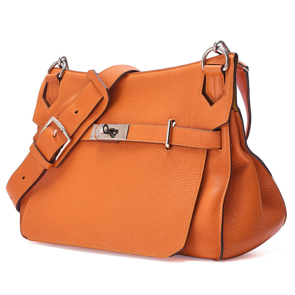 Pre-Owned Gypsy 34 Shoulder Bag Tryon Clemence Orange x Jaune Silver-Tone Hardware, Pre-Owned