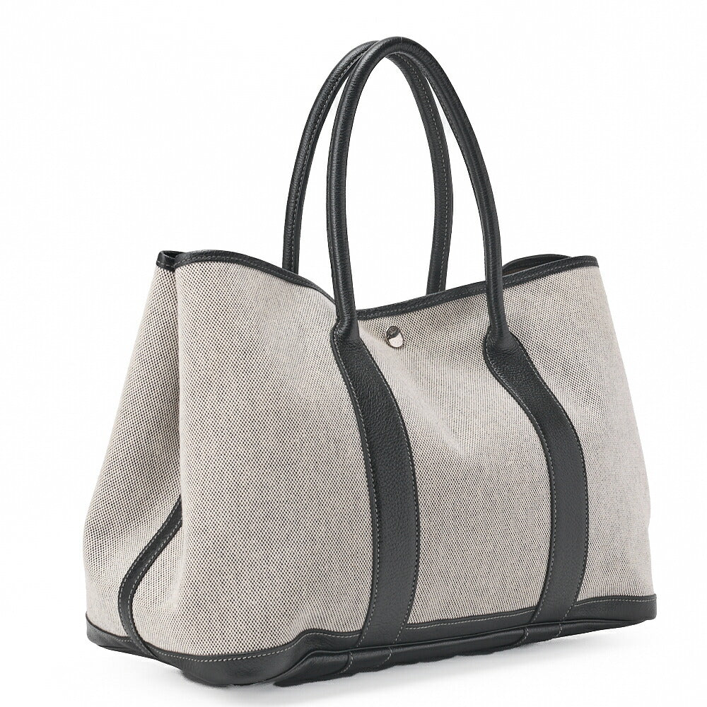 Pre-Owned Garden Party PM Tote Bag to Negonda x Canvas Grey Silver-Tone Hardware, Pre-Owned