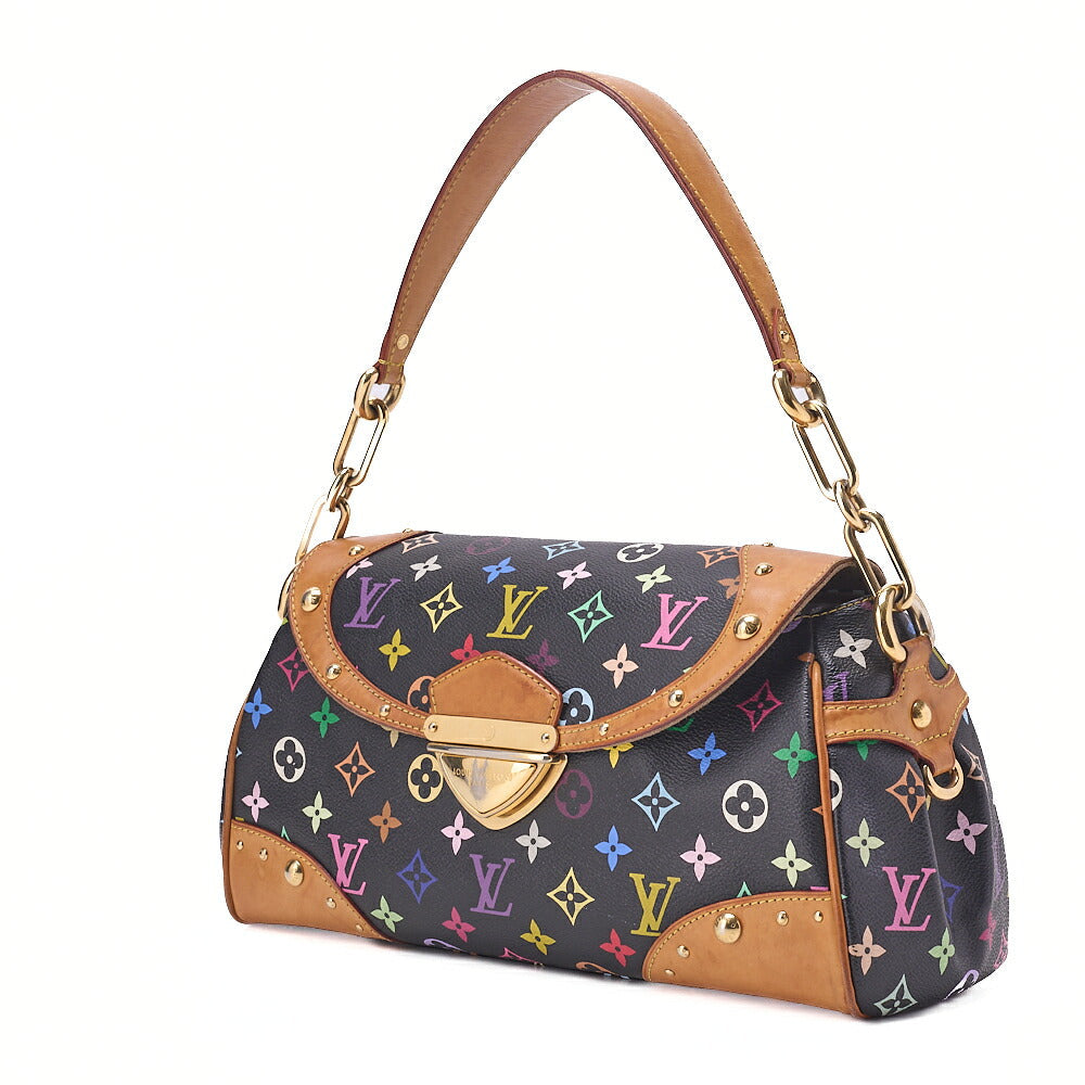 Pre-Owned VUITTON Vuitton Monogram Multicolor Beverly MM Handbag M40204 Gold-Tone Hardware, Pre-Owned