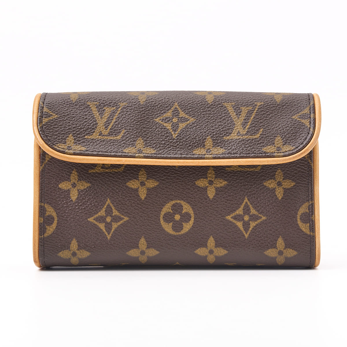 Pre-Owned Vuitton Shoulder Bag, Florentine, Monogram, Canvas, Brown, Gold-Tone Hardware, Pre-Owned
