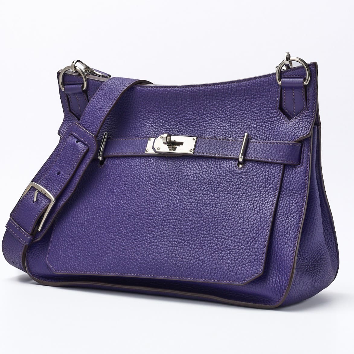 Pre-Owned Gypsiere 34 Shoulder Bag Tryon Clemence Ultraviolet Silver-Tone Hardware Pre-Owned
